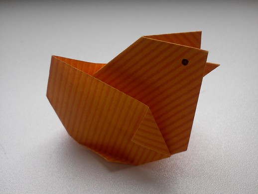 Ukázka velikonočního origami