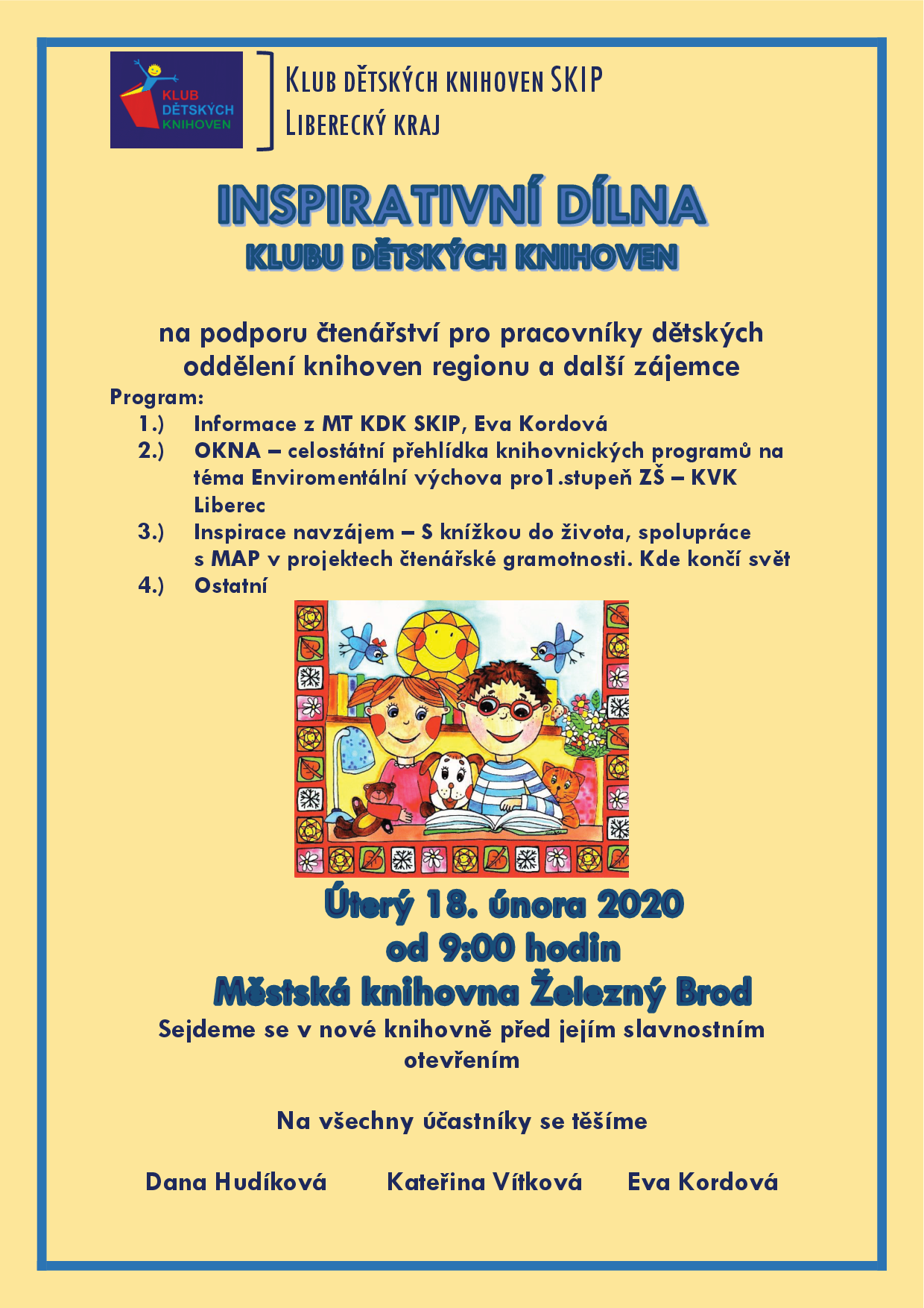 Pozvánka na inspirativní dílnu 18.2.2020